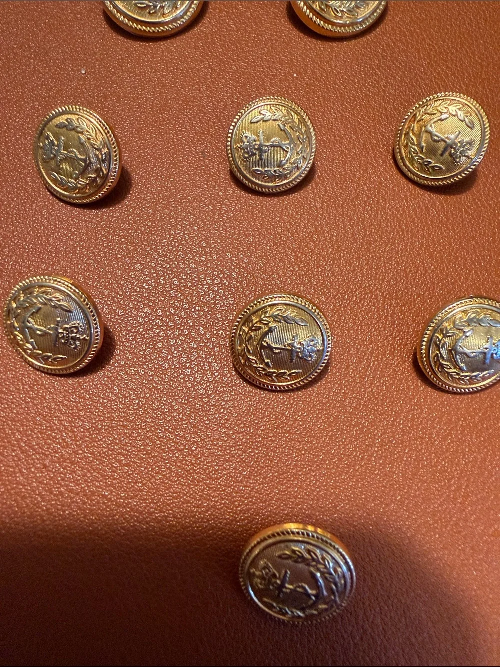 Gold-Tone Blazer Buttons